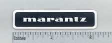 Marantz 8b Amplifier Custom Made Badge Logo Silver Aluminum 