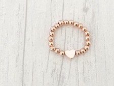 Rose Gold Ball Beaded Stretch