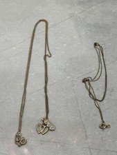 2x 9ct Gold Necklace Job Lot