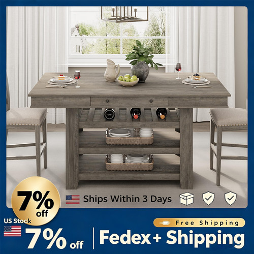 Farmhouse wood counter - 60",