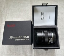Mitakon Zhongyi Speedmaster, f 0.95 II, 35mm Lens , FUJI  F-X mount , Boxed Mint