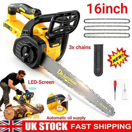 Electric cordless chainsaw - 16",