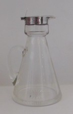 Silver cut glass whisky - cut,