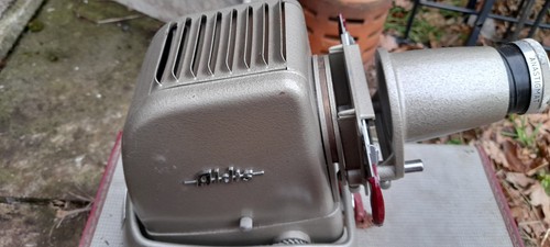 Aldis slide projector - projector, in