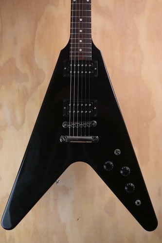 Gibson 80s flying ebony - gibson,