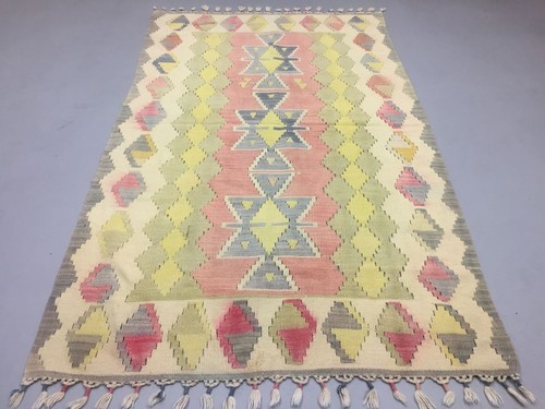 Vintage turkish kilim kelim - kilim,