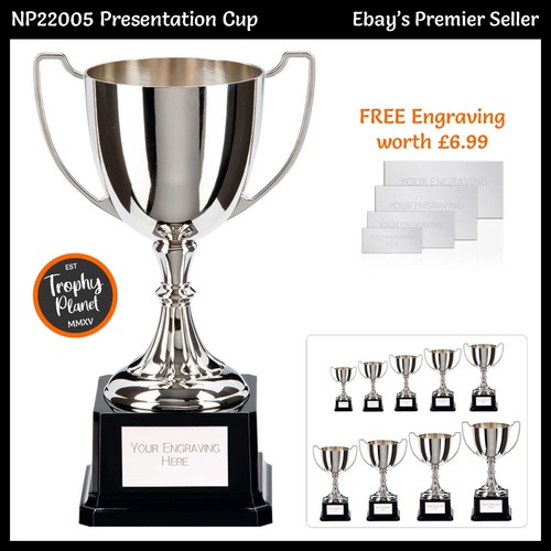 Nickel plated cast metal cup - plated,
