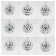 Silver Glass Angel Memorial