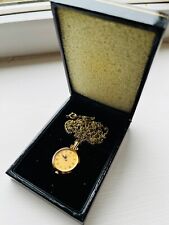 Lovely classic Vintage Gold Plated Ladies  Seiko Quartz Pocket Watch