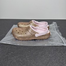 Crocs Classic Pink & Rose Gold