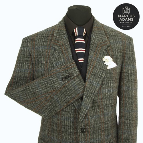 Harris tweed jacket blazer 44r - harris,