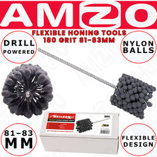 Flexible Honing Tool 180 Grit 81–83mm Cylinder Bore Brush Engine Deglazing Tool