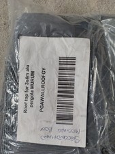 Outsunny Pergola Canopy for 4 x 3(m), Light Grey, Refurbished