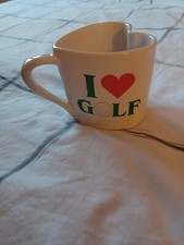 I LOVE GOLF Golfer Novelty gift  mug Secret Santa Golf VINTAGE 1993 never used
