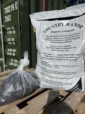 8L shredded horse manure compost country manor  bag