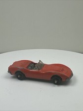 Lone Star Tuf-Tots Corvette Car Orange 1:85 Die Cast Toy Model Vehicle Vintage