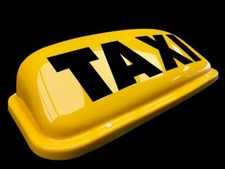 LETTERCRAFT 18" LED Magnetic Hackney Cab Taxi Meter Top Sign Roof Light - Yellow