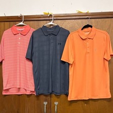 3 Large Golf Shirt Bundle
