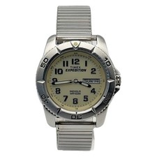 TIMEX Expedition Indiglo WR100M Men’s Stainless Steel Quartz 39mm