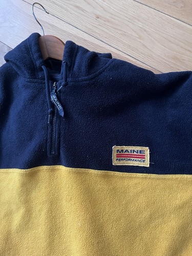 Maine large fleece hoodie - large,