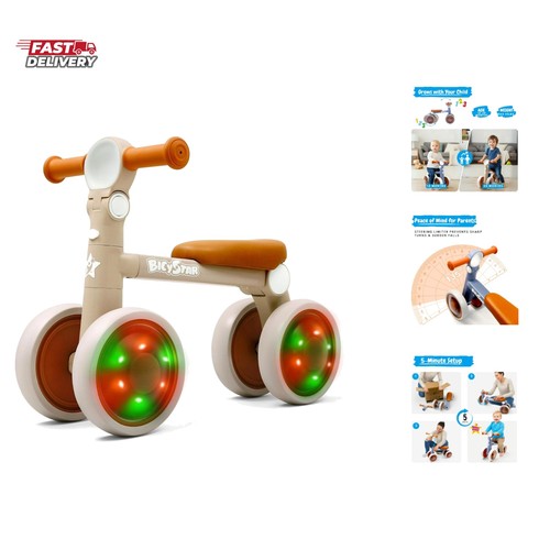 Baby balance bike with - balance,