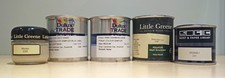 5 Paint Sample Pots in shades of Beige/Neutral. Various manufacturers.