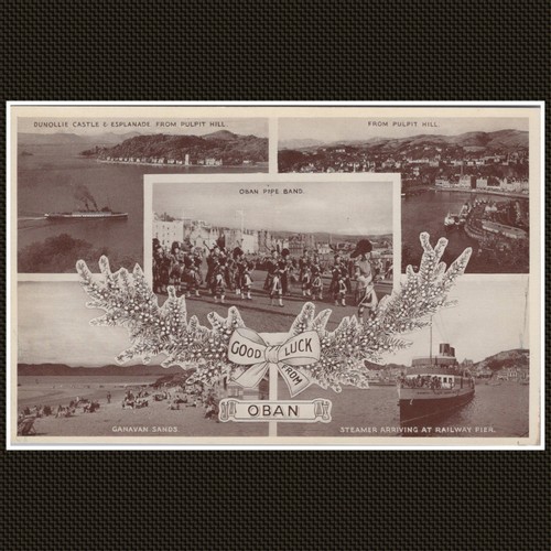 Oban multi view - multi-view, postcard