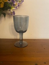 Lovely blue goblet style glass