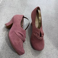 Hotter Donna Dusky Pink Suede
