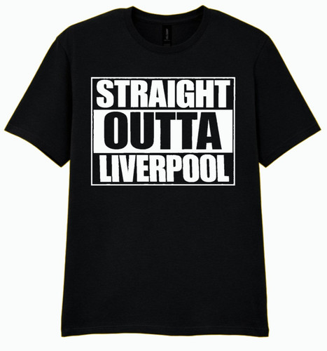 Straight outta liverpool retro - straight,