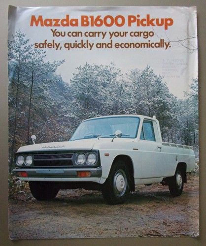 Mazda b1600 pick - b1600, orig