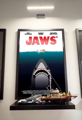 Lego jaws poster - poster, (digital