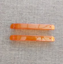 PORSCHE 944 S2 951 TURBO PAIR OF FRONT INDICATOR LENS R L LENSES AMBER REPEATERS