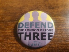 RMT Trade Union Badge Tin TFL