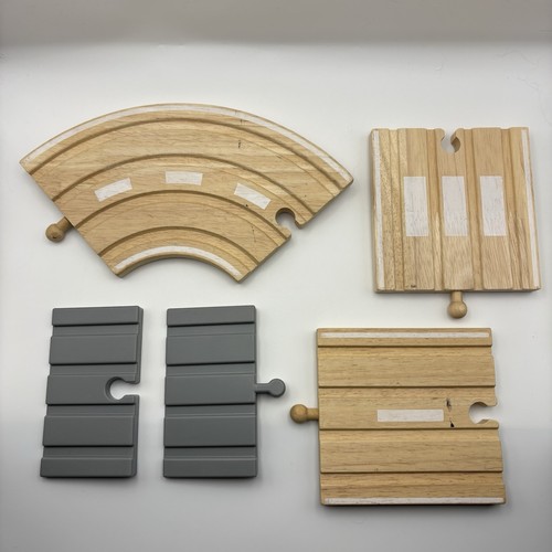 Wooden train track road bundle - wooden,