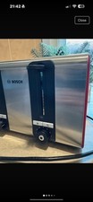 Bosch 4 Slice Toaster In Red and Stainless Steel