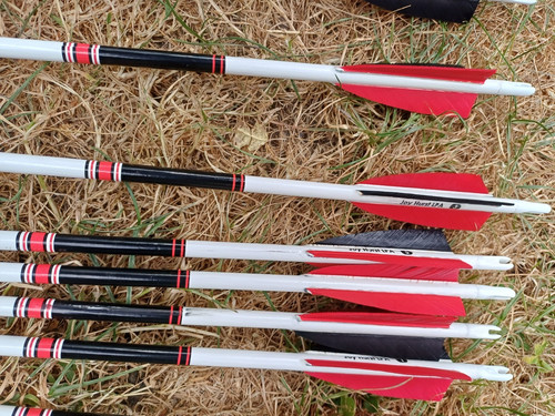 Used wooden arrows - used, x11,