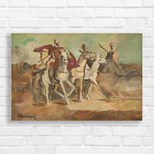 Expressionist Horse Riding