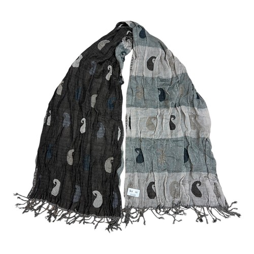 Kapre scarf pure wool - pure, grey