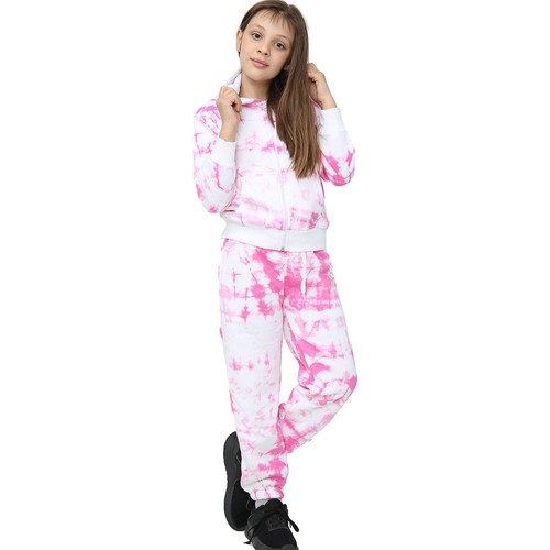 Kids girls tracksuit tie dye - tie,