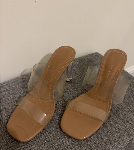 Zara acrílic heels - acrílic,
