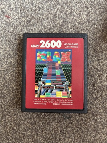 Klax for atari console - klax,
