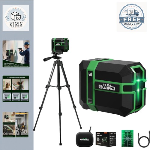 Green laser level with - level,