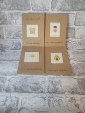 Birthday cards set of 4 -