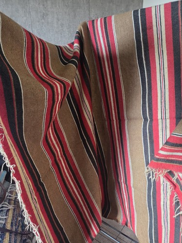 Vintage striped grain sack - grain,