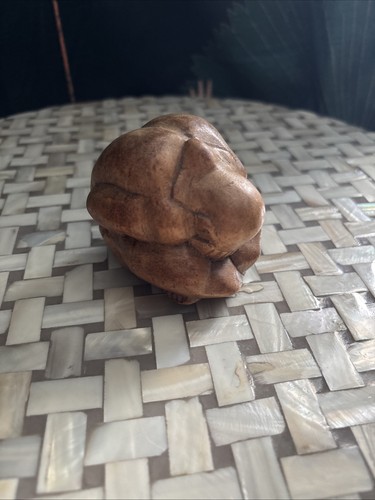 Carved wooden weeping - weeping, buddha