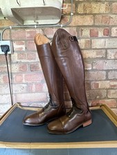Premier equine Dellucci  Long Leather Field Riding Boot Uk 4 Brown RRP £158