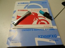 Yamaha Factory Owners Service Manual 2016 YZ450FXG w/ Tools LIT-11626-29-59