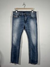 Mens Diesel Thanaz Stretch Slim Skinny Blue Jeans Size W 34 L 32 