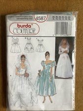 Burda 4587 Wedding Dress